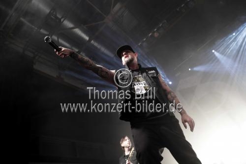 Amerikanische Punk-Rock-Band Good Charlotte gastiert auf ihrer 